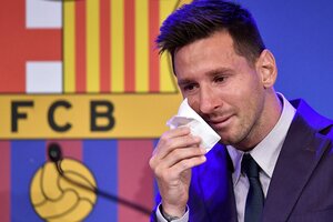 Messi lloró de rabia y de impotencia (Fuente: AFP)