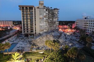 Miami: cientos de residentes fueron evacuados de un edificio de 8 pisos (Fuente: Xinhua)