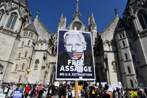 Estados Unidos insistió en la extradición de Julian Assange (Fuente: AFP)