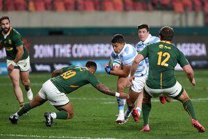 Rugby Championship: los Pumas no pudieron con Sudáfrica (Fuente: Prensa UAR)