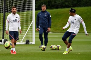 El trío Messi-Mbappé-Neymar podría durar sólo algunos meses (Fuente: AFP)