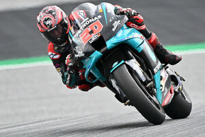 MotoGP: Quartararo se quedó con el triunfo en Silverstone (Fuente: AFP)