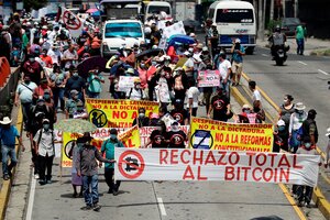 El Salvador: primer día del bitcoin como moneda oficial   (Fuente: EFE)