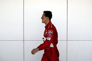 "Michael Schumacher está aquí, diferente, pero aquí" (Fuente: AFP)