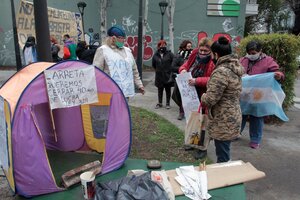 Reclamo de vecinos desalojados por una autopista que no se hizo (Fuente: Bernardino Avila)