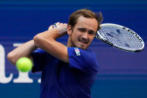 US Open 2021: Medvedev le ganó a Auger-Aliassime y es finalista (Fuente: AFP)