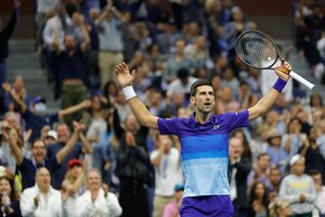US Open 2021: Djokovic irá por el título ante el ruso Medvedev para quedar en la historia grande (Fuente: AFP)
