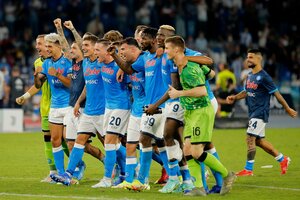 Serie A de Italia: Napoli es puntero tras derrotar a la Juventus (Fuente: AFP)