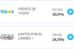 El Frente de Todos se posicionó como la fuerza más votada en Salta