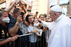En Eslovaquia, el Papa Francisco reivindicó la integración de los gitanos (Fuente: AFP)