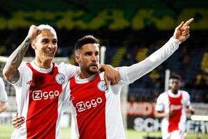 Tagliafico convirtió en la goleada del Ajax sobre Fortuna Sittard (Fuente: EFE)