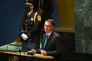 Jair Bolsonaro en la ONU: el discurso de la realidad paralela (Fuente: AFP)