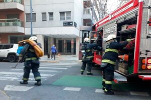 Belgrano: un encargado de edificios salvó la vida de un joven atrapado en un incendio