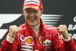 Michel Schumacher, multicampeón con Ferrari. (Fuente: AFP)