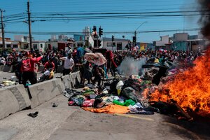 Piñera condenó el ataque xenófobo a inmigrantes venezolanos aunque insistió en "ordenar la casa" (Fuente: EFE)