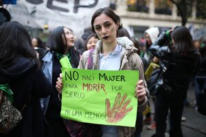 No nací mujer para morir por serlo, el llamado de las masivas manifestaciones Ni Una Menos. (Fuente: Jose Nico)