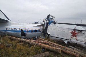 Rusia: mueren al menos 16 personas al estrellarse un avión (Fuente: AFP)