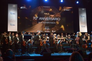 Celebraron 70 años de la TV a toda orquesta