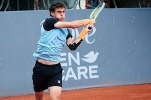Challenger de tenis de Buenos Aires: el duelo local fue para Juan Manuel Cerúndolo (Fuente: Twitter)