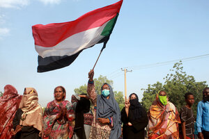 Marchas y represión en Sudán (Fuente: AFP)