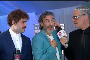 Peter Lanzani, Leo Sbaraglia y Jean Pierre Noher contaron algunos secretos de "Maradona: Sueño Bendito"
