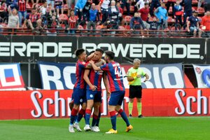 San Lorenzo le ganó a Godoy Cruz y cortó su racha de caídas (Fuente: Julio Mancini)