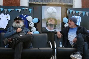 Las mejores fotos del homenaje a Maradona en el Espacio Memoria (Fuente: Alejandro Leiva)