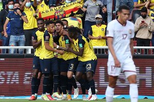 El Ecuador de Alfaro ganó y sueña con Qatar 2022 (Fuente: AFP)