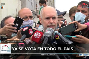 Elecciones legislativas 2021: Votó Horacio Rodríguez Larreta 