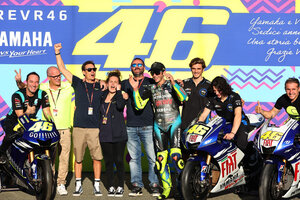 MotoGP: Valentino Rossi le dijo adiós a las pistas (Fuente: AFP)
