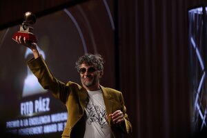 Fito Páez recibió el Premio a la Excelencia de los Grammy (Fuente: Gentileza Sony Music / Getty Images)