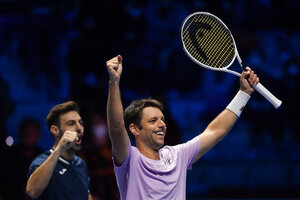 ATP Finals: Zeballos y Granollers ya tienen rivales para las semis de dobles (Fuente: AFP)
