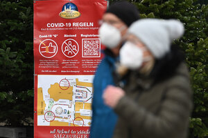Covid-19 en Austria: confinamiento total y vacunación obligatoria (Fuente: AFP)