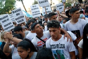 Masiva marcha para pedir justicia por Lucas González (Fuente: Leandro Teysseire)