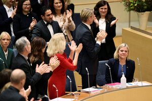 A horas de asumir, renunció la primera ministra de Suecia Magdalena Andersson (Fuente: EFE)