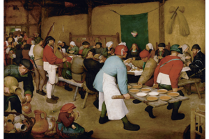 "La Boda Campesina" de Pieter Brueghel El Viejo