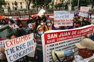 Perú: pedido de 28 congresistas de destituir a Pedro Castillo (Fuente: AFP)