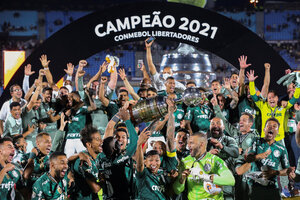 Palmeiras se alzó otra Copa Libertadores y es bicampeón de América (Fuente: EFE)