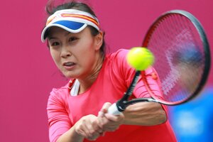 La WTA retira todos sus torneos de China por el caso Peng Shuai (Fuente: AFP)