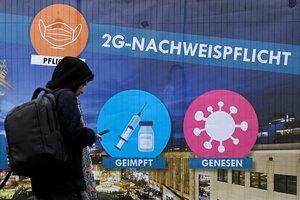 Alemania impone nuevas restricciones para los no vacunados y avanza con la vacunación obligatoria (Fuente: AFP)