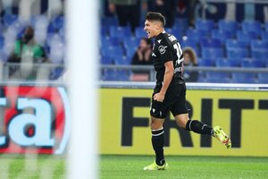 Serie A de Italia: gol y expulsión de Molina en Udinese 4, Lazio 4 (Fuente: EFE)