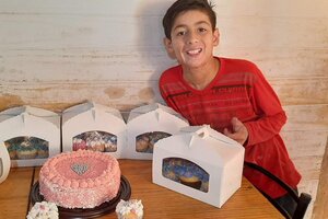Joaquín Nahuel, el niño que se hizo conocido por hacer tortas, fue víctima del ciberbullyng (Fuente: Twitter)