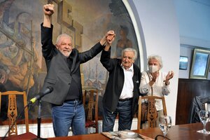 Reviví la visita de Lula y Pepe Mujica a la CGT (Fuente: Enrique García Medina)