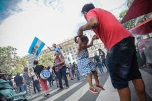 El entusiasmo del 10 de diciembre  (Fuente: Guadalupe Lombardo)