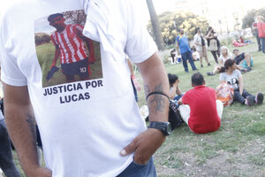 Piden la detención de otros 8 policías por el encubrimiento del asesinato de Lucas González (Fuente: Leandro Teysseire)