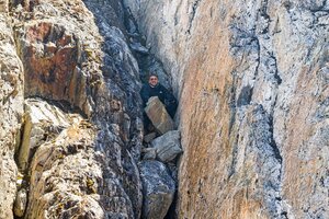 El conmovedor relato del turista israelí que  cayó en la grieta de un glaciar en Ushuaia (Fuente: Gentileza Joaquín Valdes)