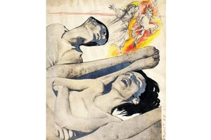 "Infierno", 1968, de Alonso; 36 x 28 cm.