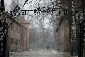 El Museo de Auschwitz contra los antivacunas (Fuente: AFP)