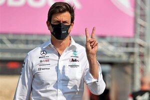 Mercedes: Toto Wolff comparó la definición de la Fórmula 1 con "La mano de dios" de Maradona (Fuente: Twitter)