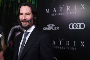 Keanu Reeves, dentro y fuera de la Matrix (Fuente: AFP)